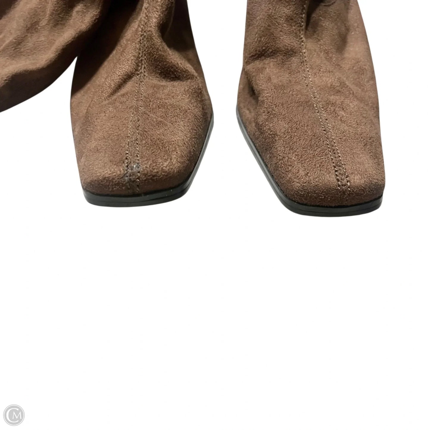 Boots Knee Heels By Sam And Libby In Brown, Size: 8