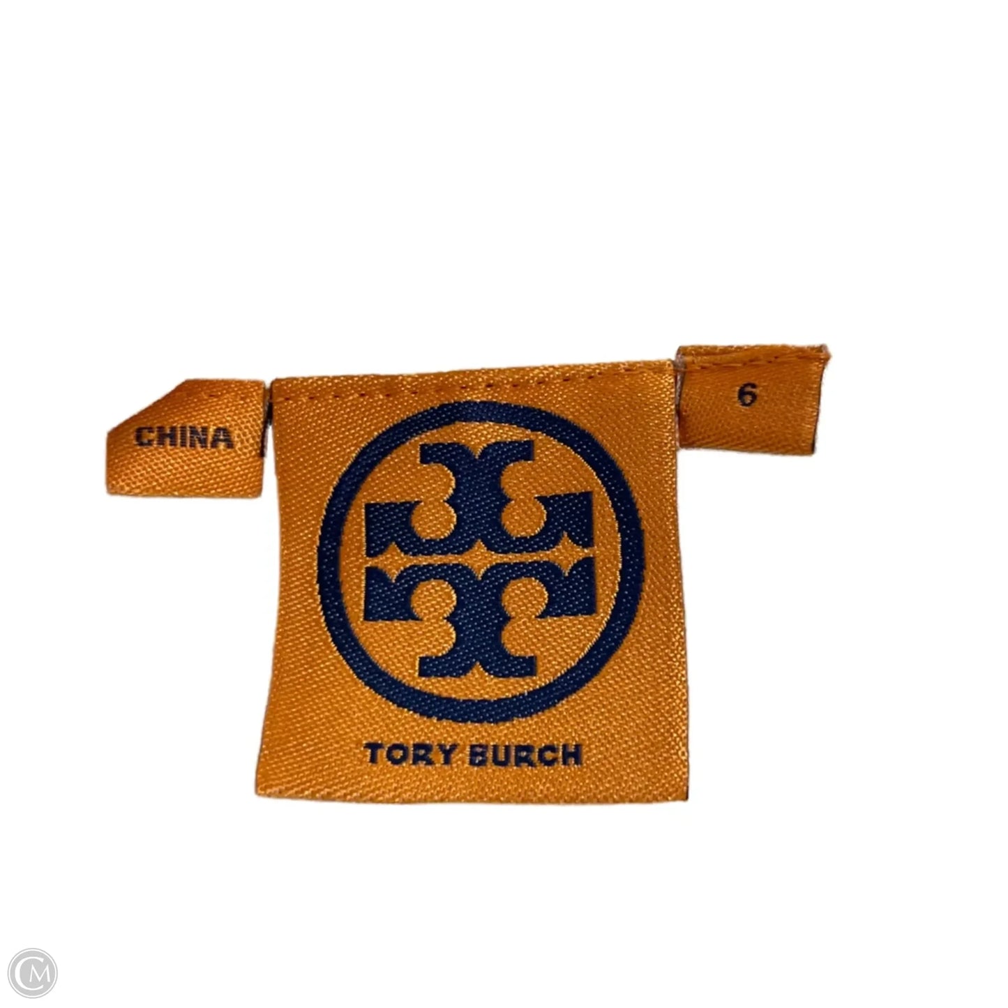 Top Short Sleeve Designer By Tory Burch In Cream, Size: S