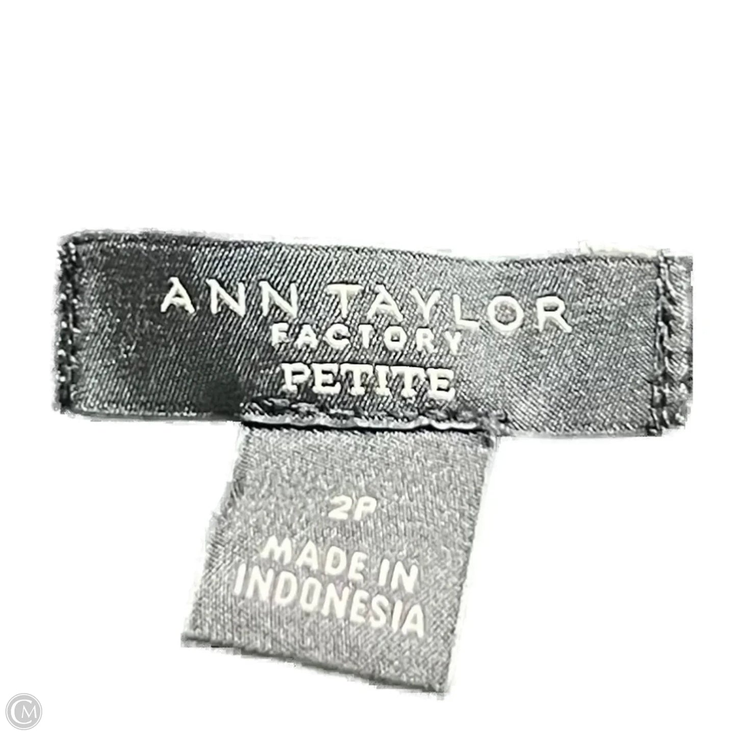 Pants Cropped By Ann Taylor In Black, Size: 2