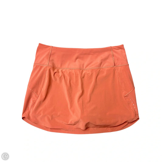Athletic Skort By Athleta In Orange, Size: M