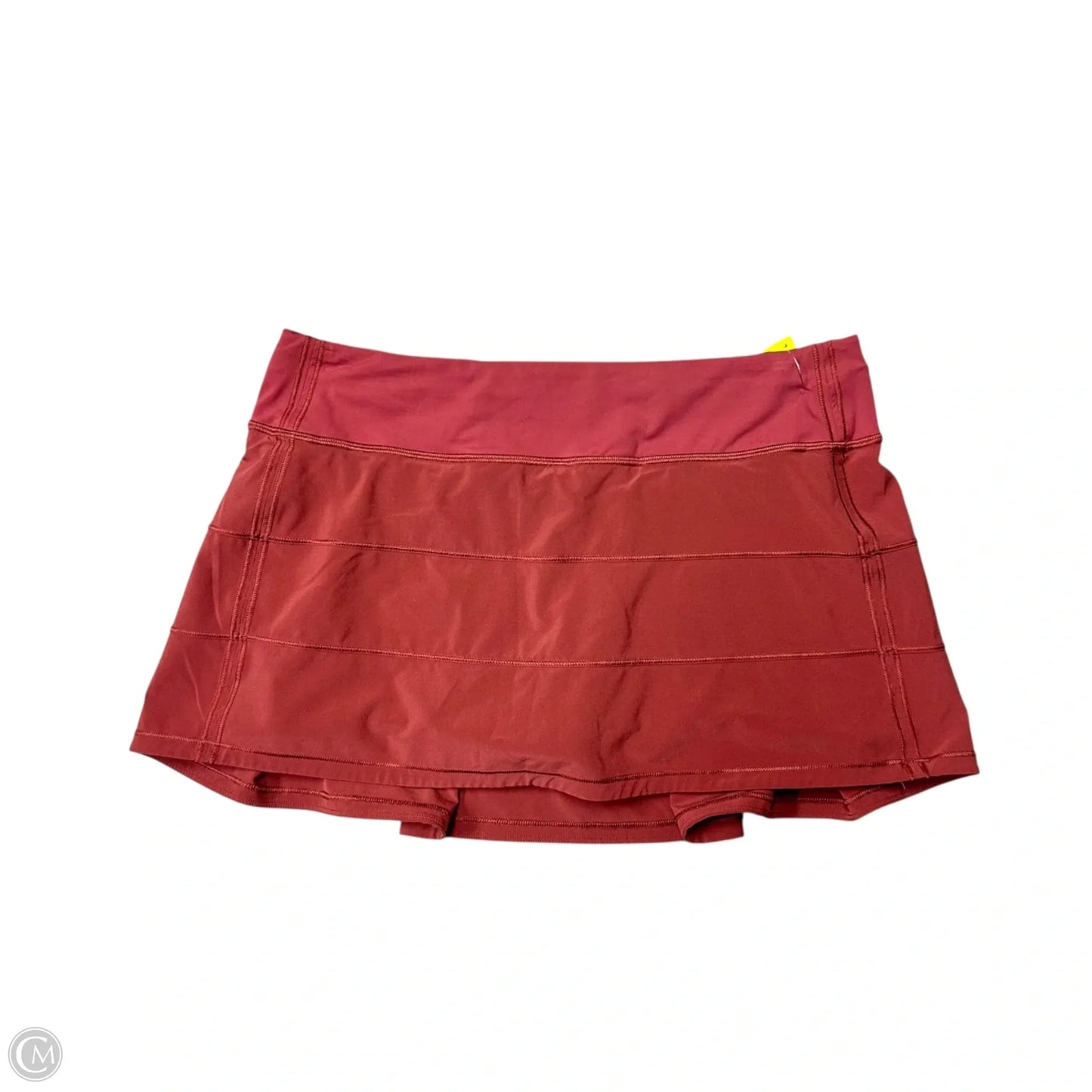 Athletic Skort By Lululemon In Red, Size: 6
