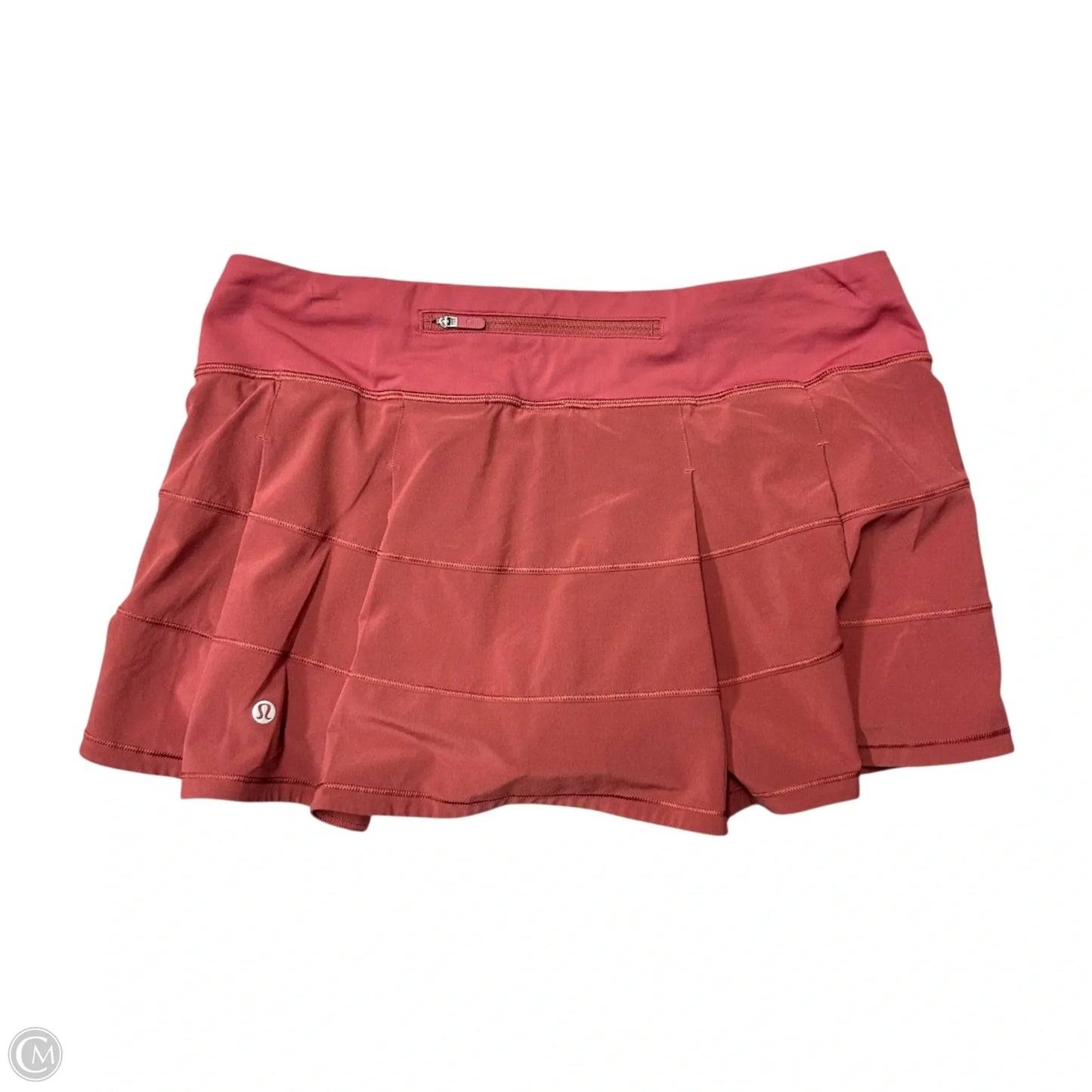 Athletic Skort By Lululemon In Red, Size: 6