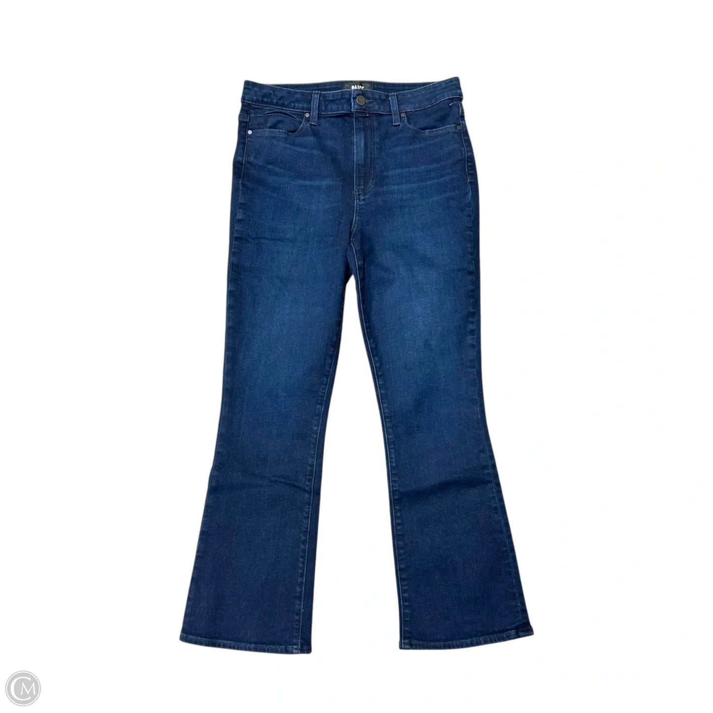 Jeans Boot Cut By Paige In Blue Denim, Size: 10