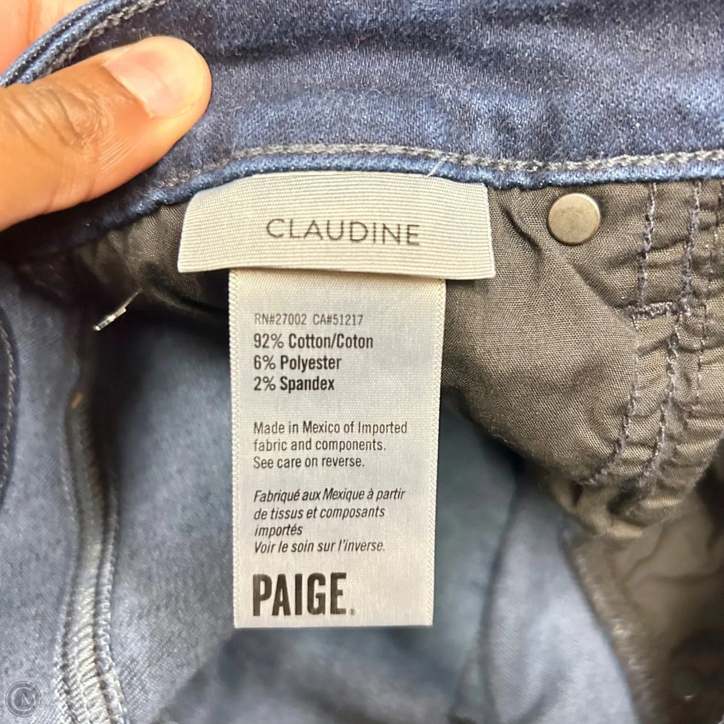 Jeans Boot Cut By Paige In Blue Denim, Size: 10