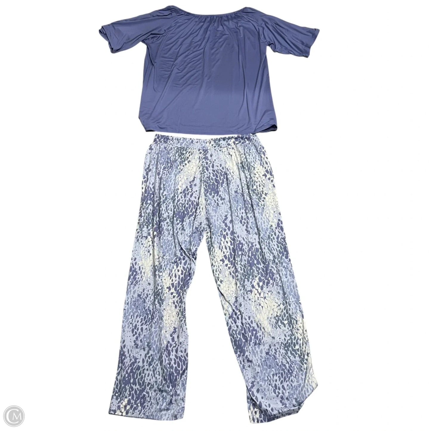 Pajamas 2pc By Hue In Purple, Size: 1x