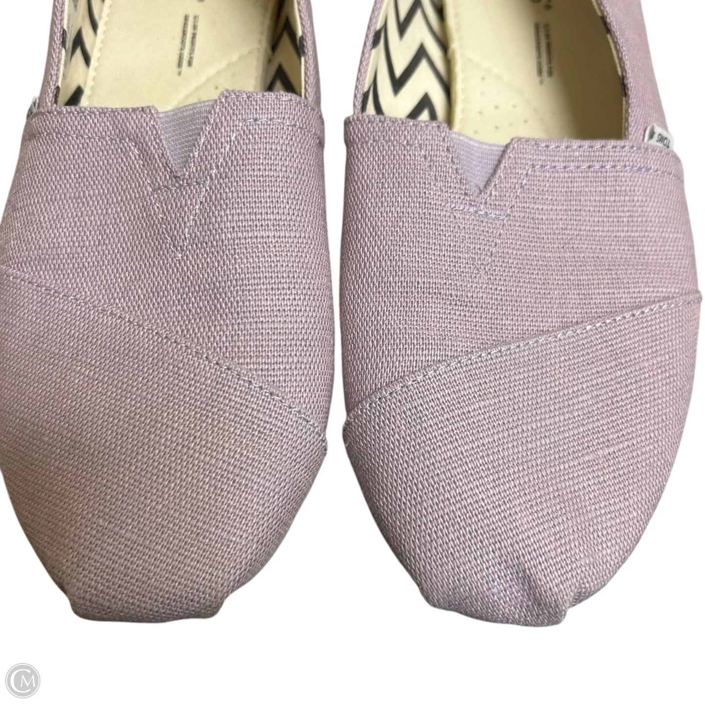 Shoes Flats By Toms In Purple, Size: 8.5