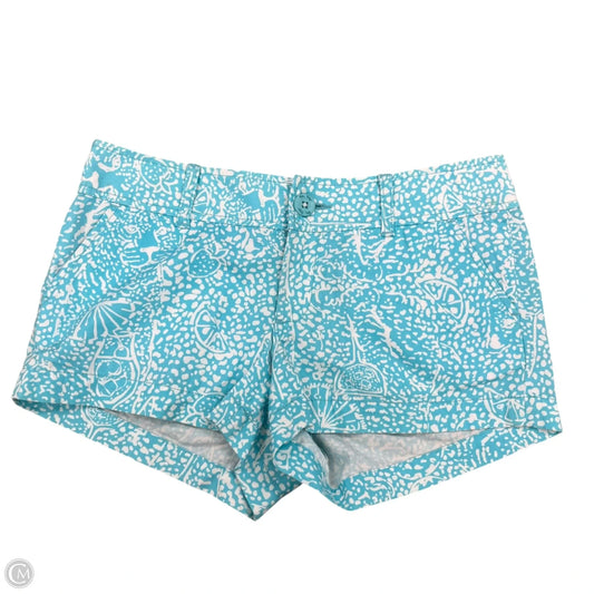 Shorts Designer By Lilly Pulitzer In Blue & White, Size: 0
