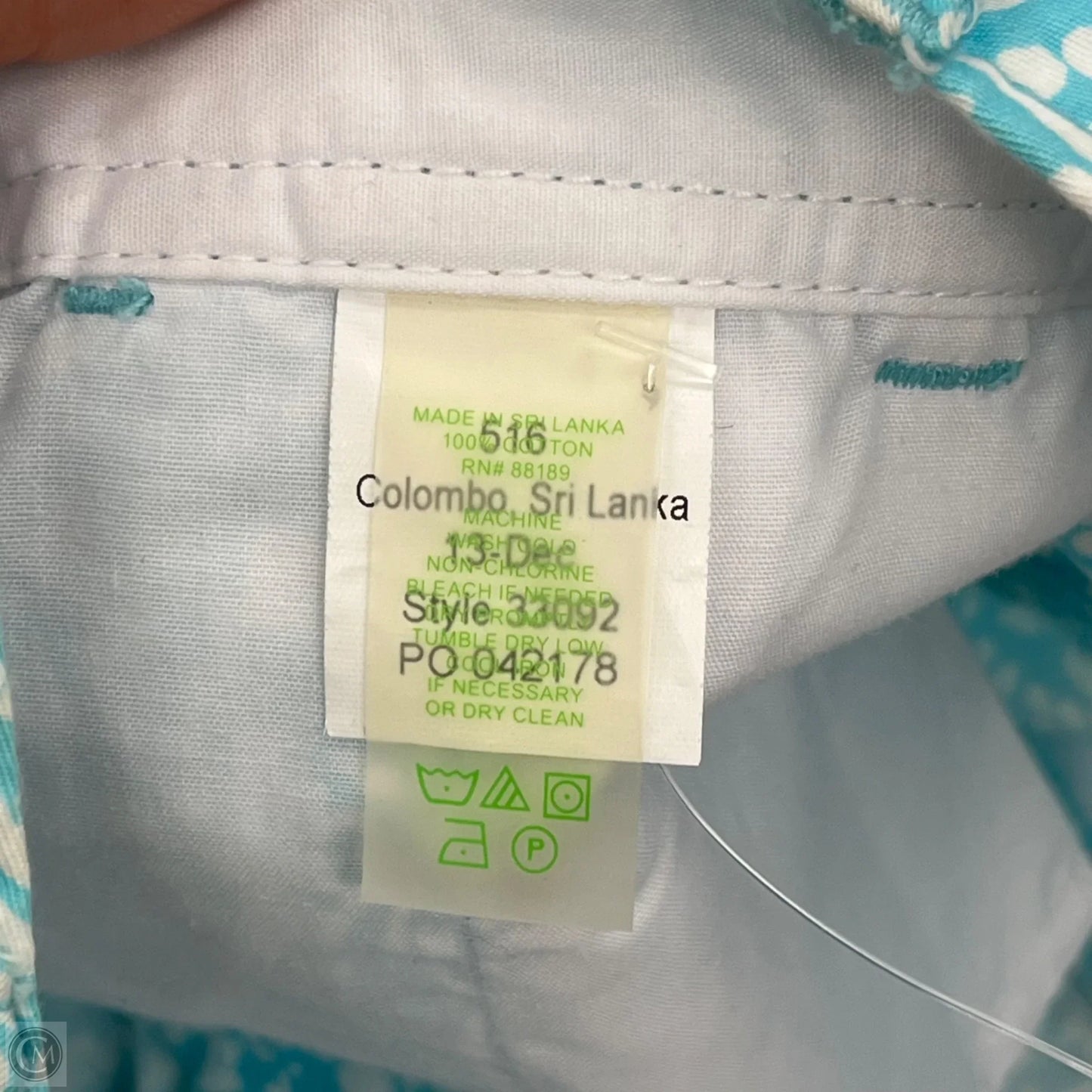 Shorts Designer By Lilly Pulitzer In Blue & White, Size: 0