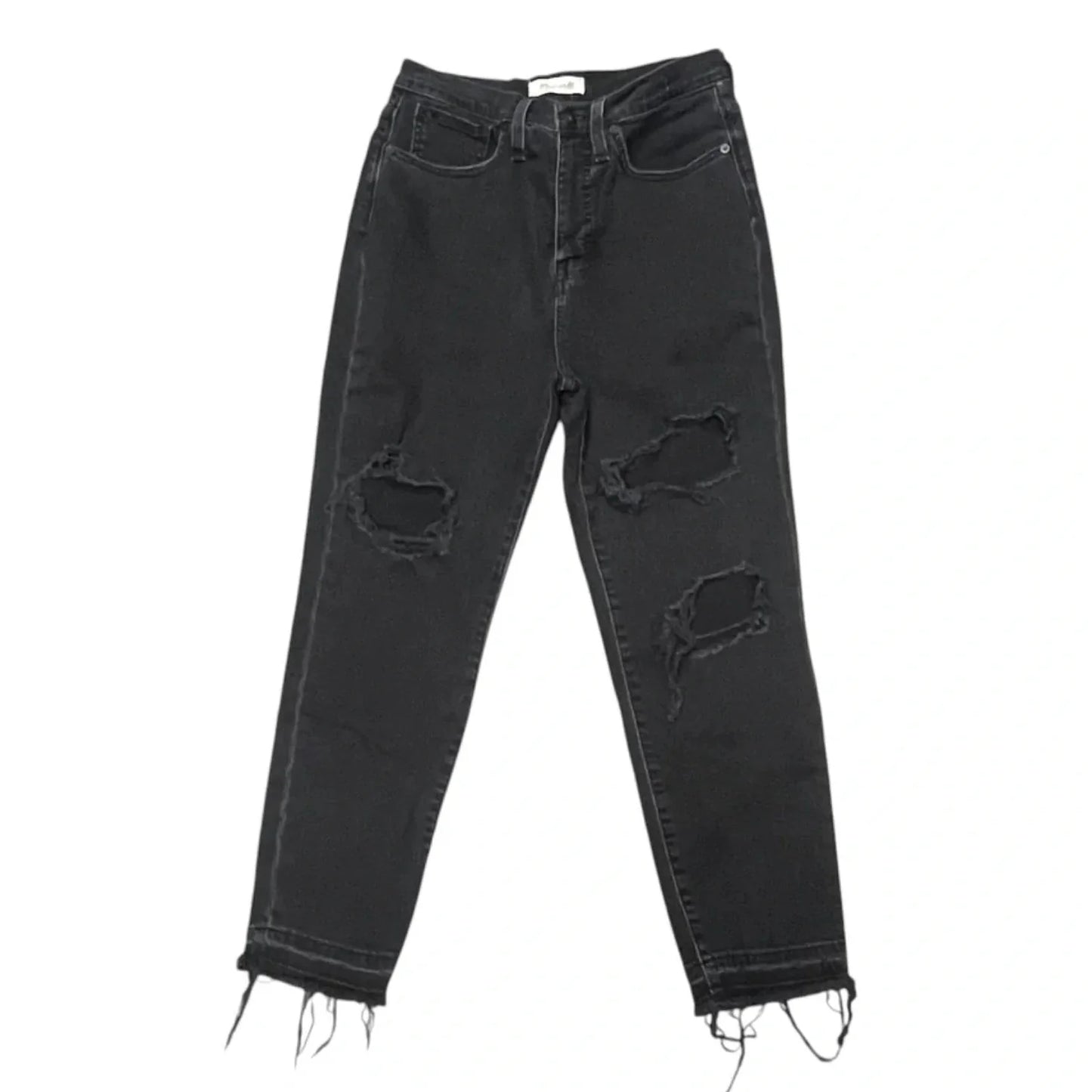 Jeans Boyfriend By Madewell In Black, Size: 4