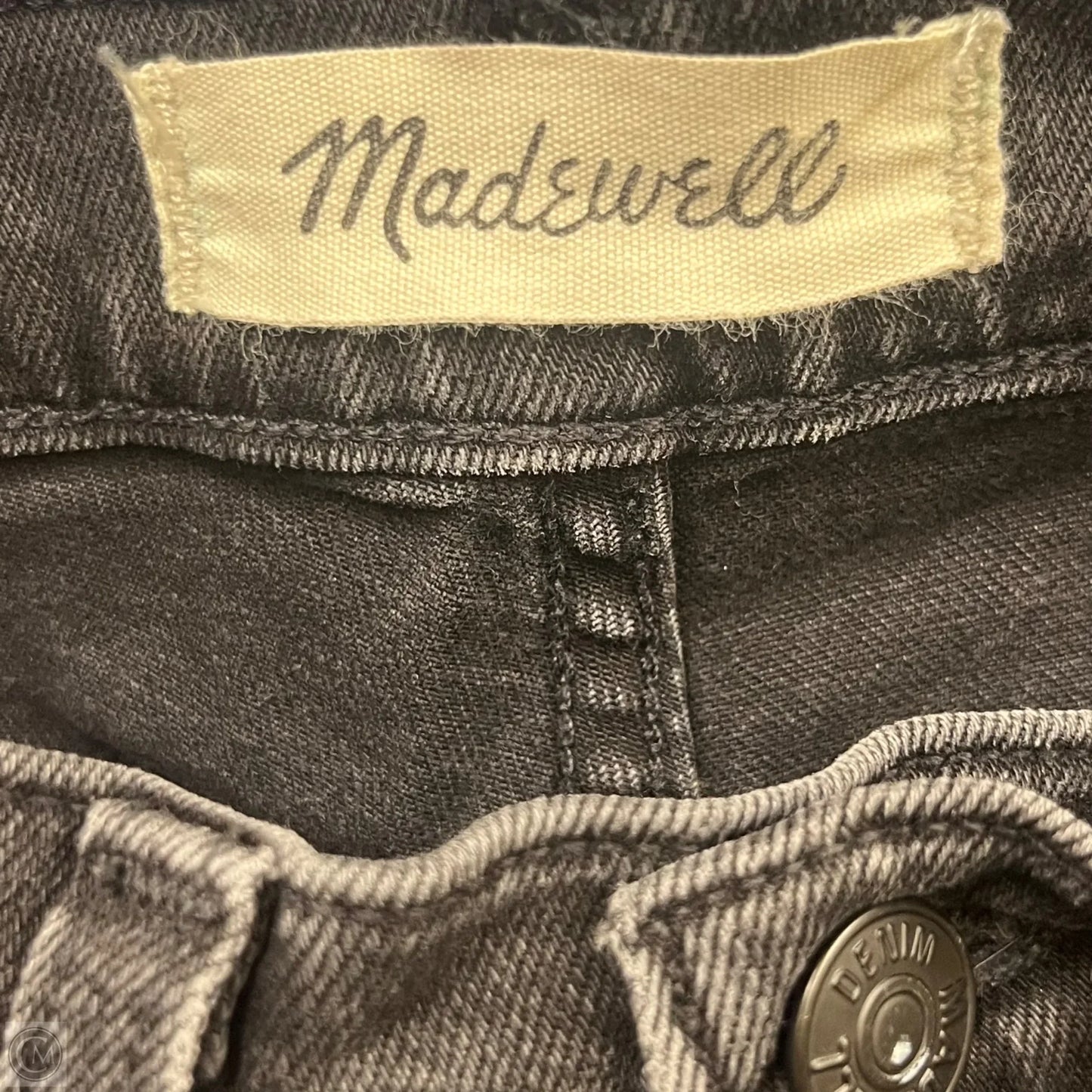 Jeans Boyfriend By Madewell In Black, Size: 4
