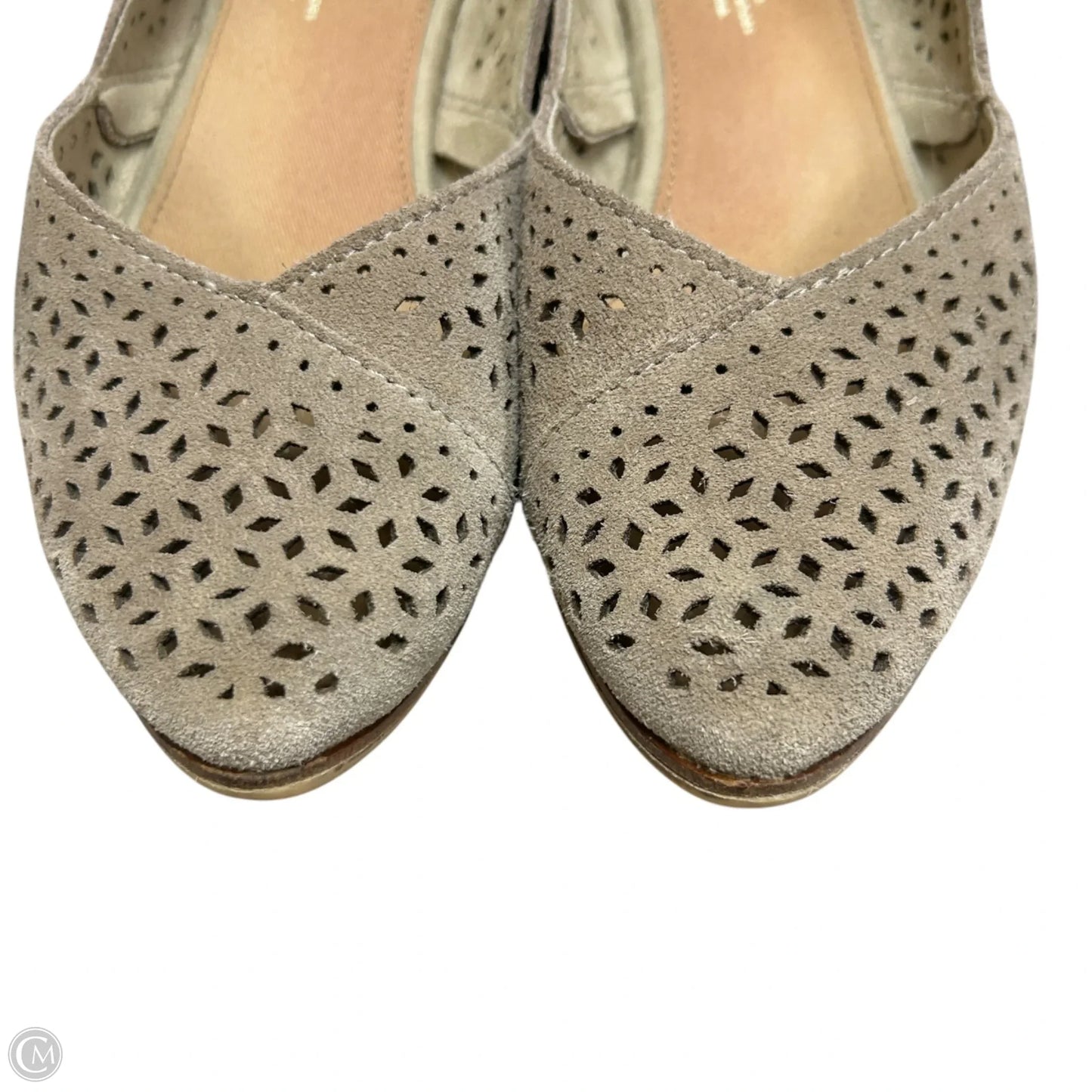 Shoes Flats By Toms In Taupe, Size: 7