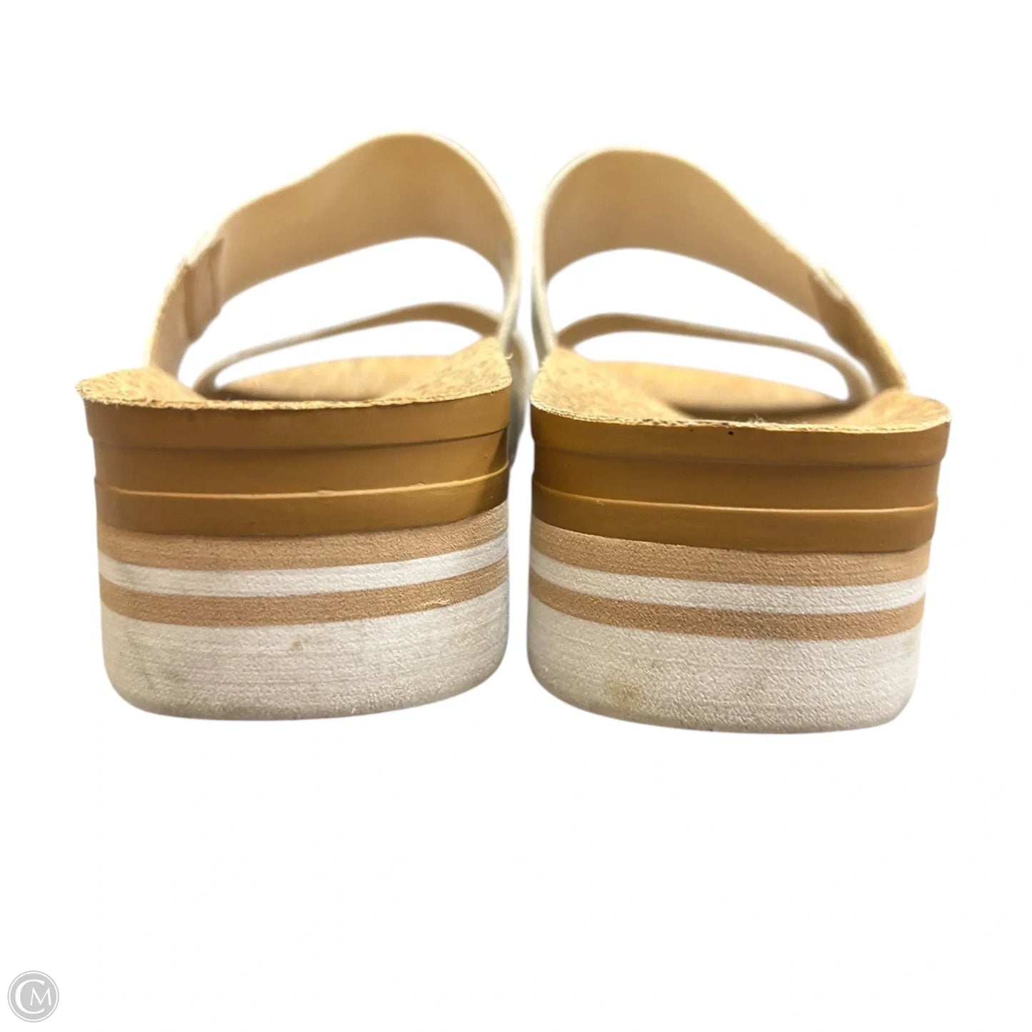 Sandals Heels Platform By Reef In White, Size: 7