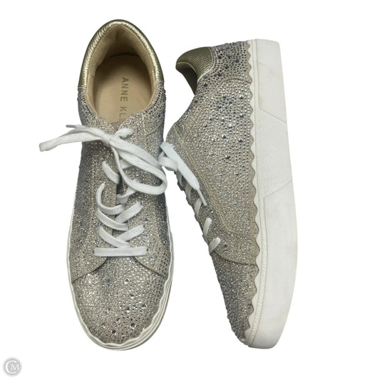 Shoes Sneakers By Anne Klein In Gold & Silver, Size: 11