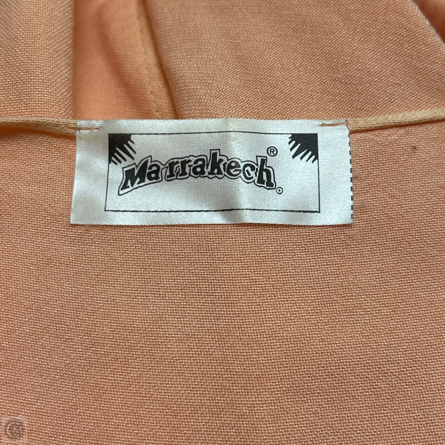 Top 3/4 Sleeve By Marrakech In Orange, Size: L