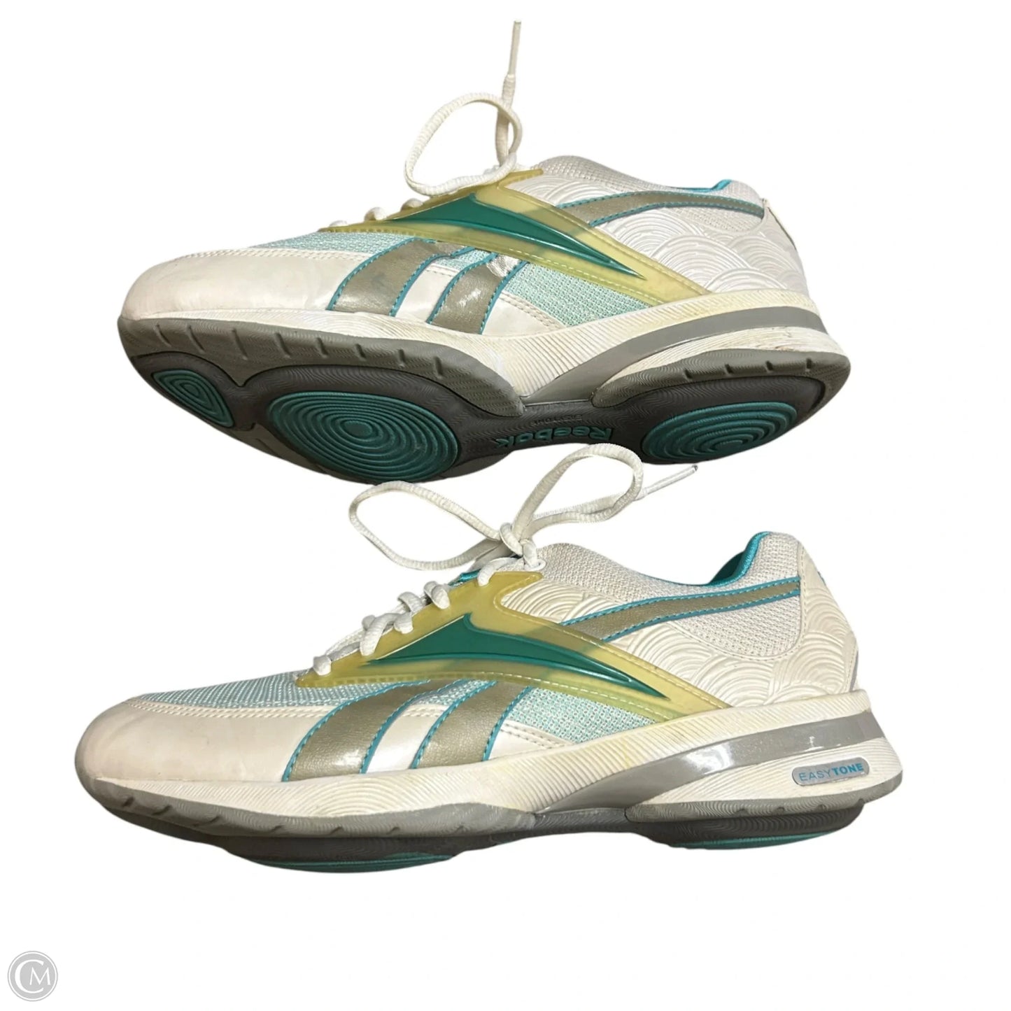 Shoes Athletic By Reebok In Blue & White, Size: 8.5