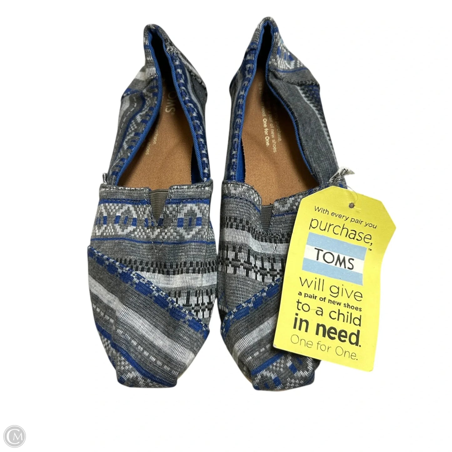 Shoes Flats By Toms In Blue, Size: 6