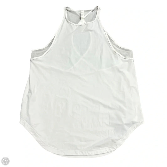 Athletic Tank Top By Lululemon In White, Size: 8