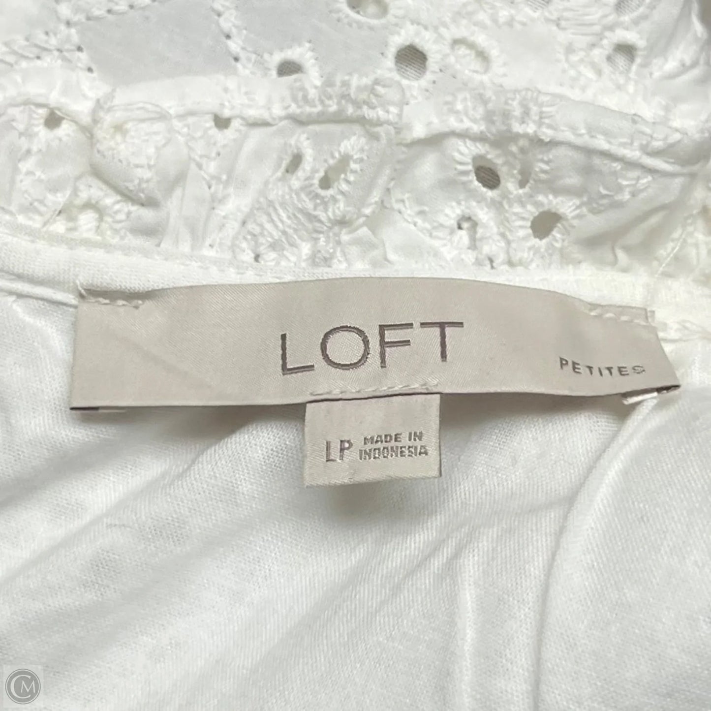 Dress Casual Midi By Loft In White, Size: Lp