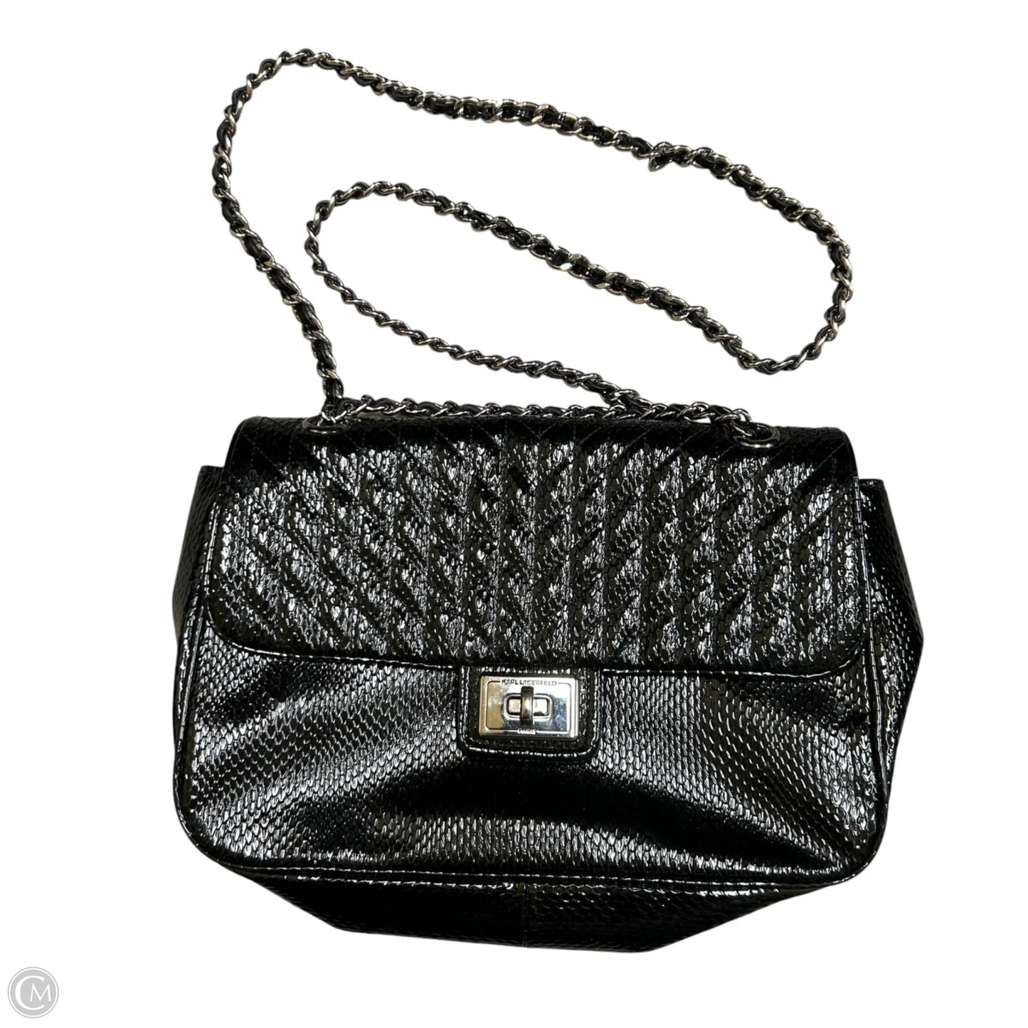 Crossbody Designer By Karl Lagerfeld, Size: Medium