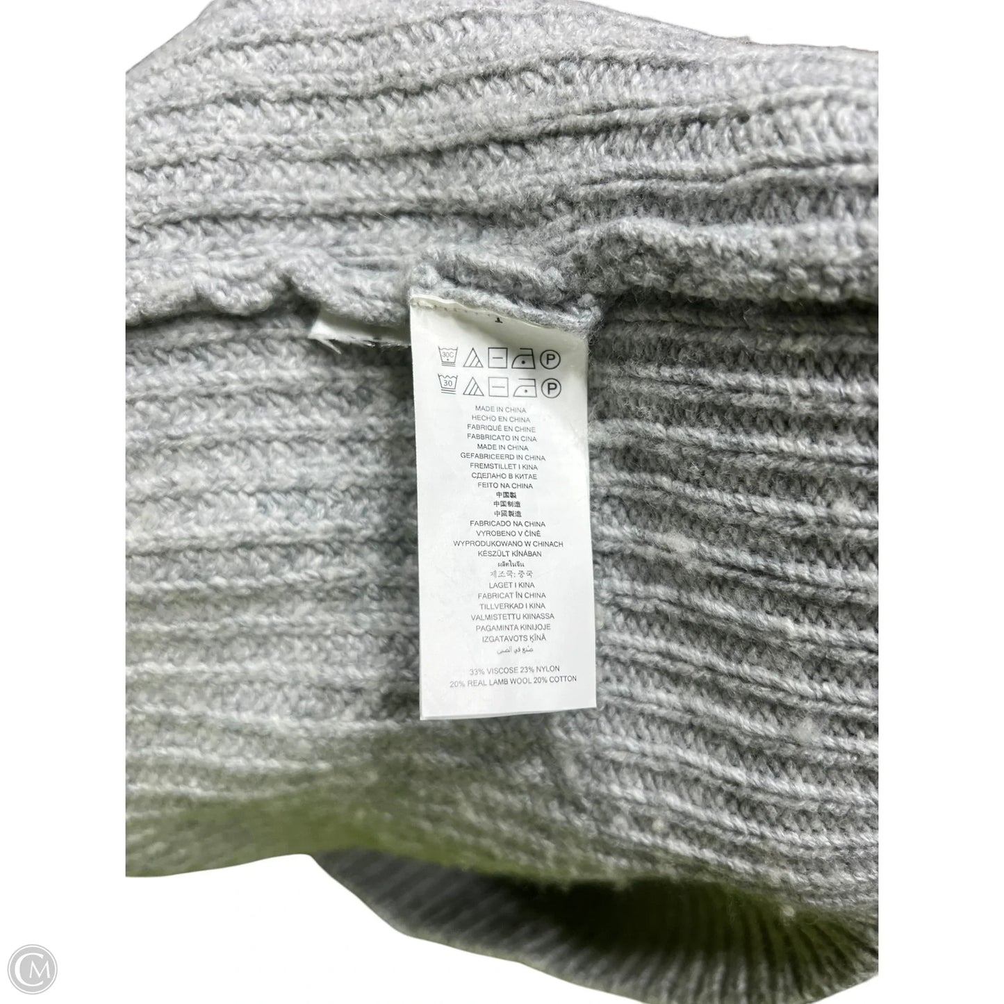 Sweater Designer By Michael Kors In Grey, Size: S