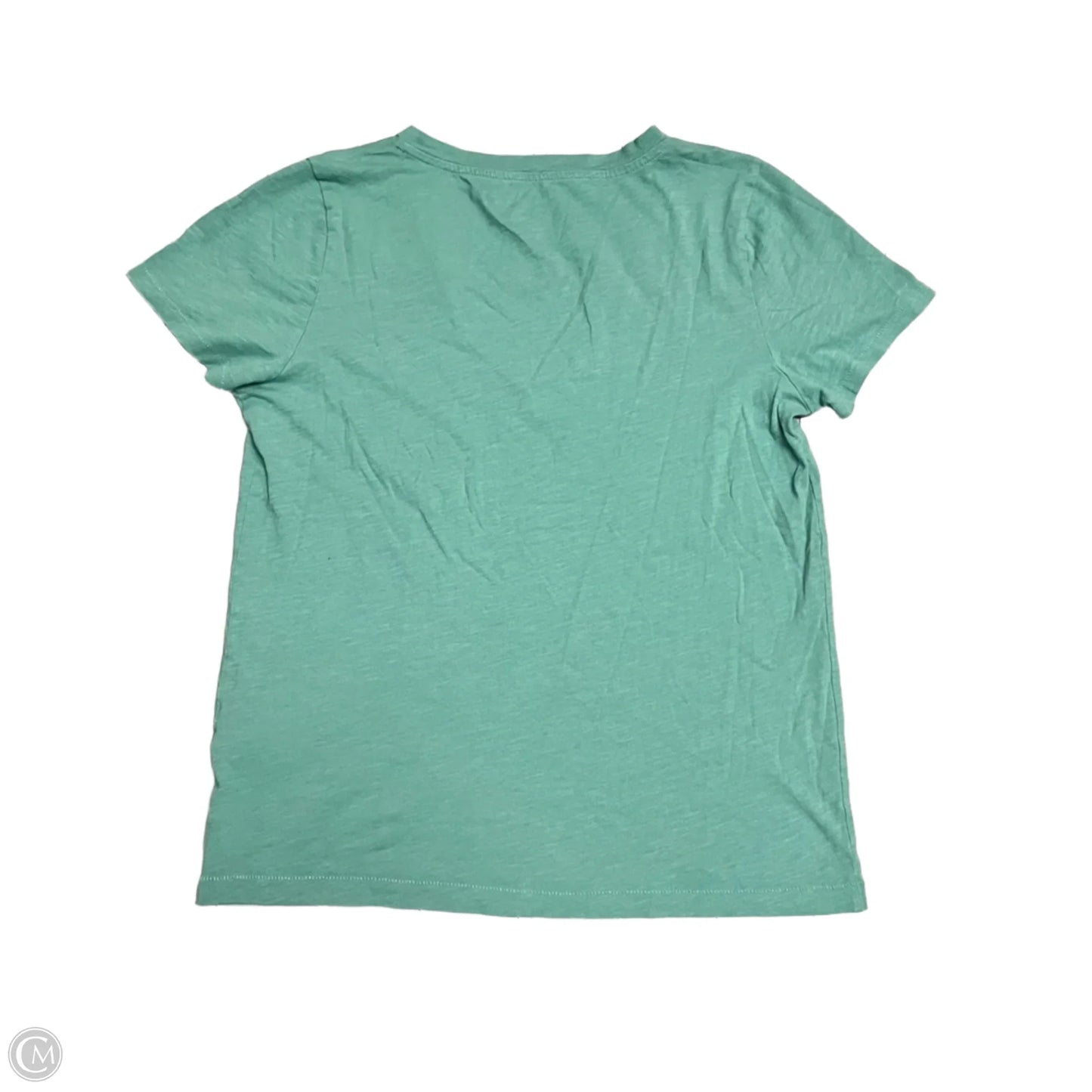 Top Short Sleeve By J. Crew In Green, Size: M