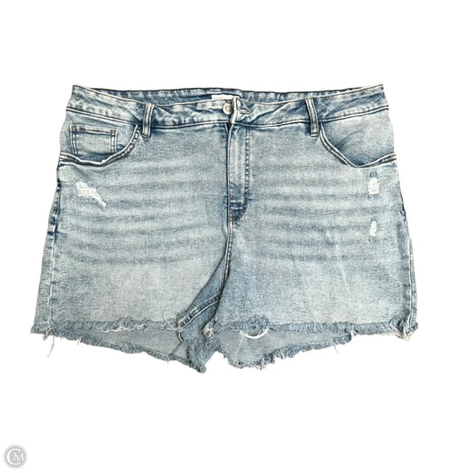 Shorts By Ava & Viv In Blue, Size: 2x