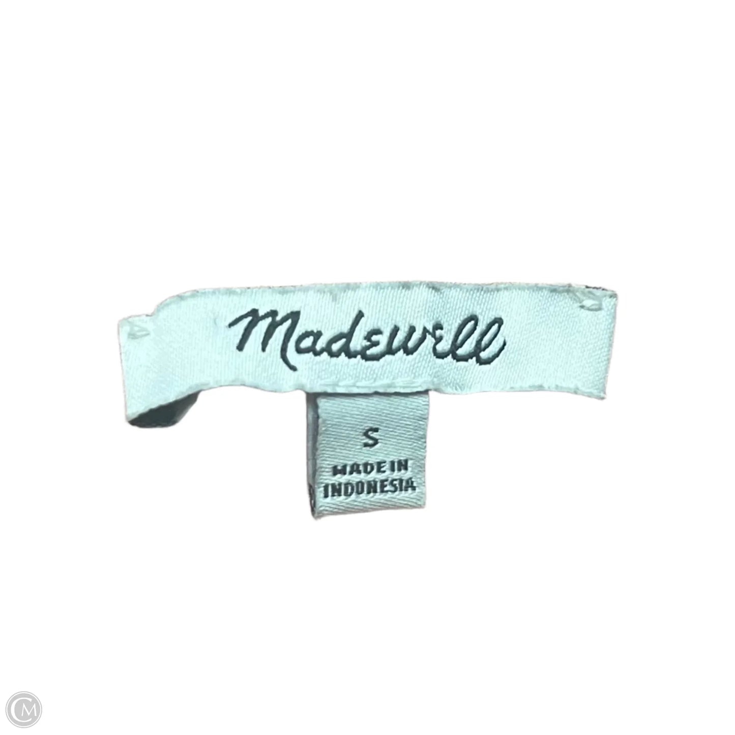 Top Short Sleeve By Madewell In Peach, Size: S