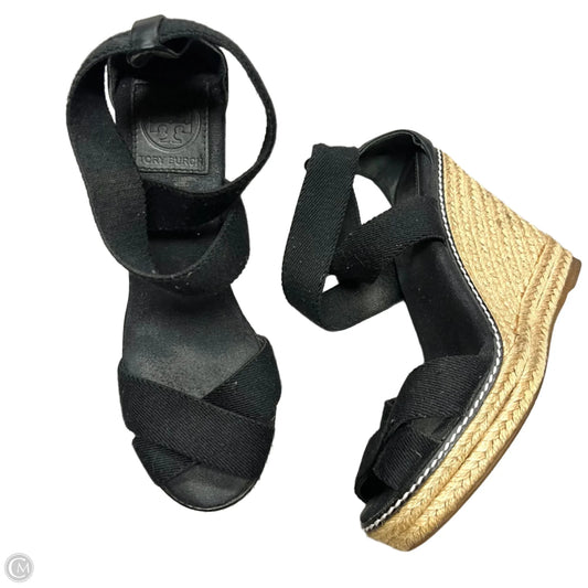 Sandals Designer By Tory Burch In Black, Size: 7