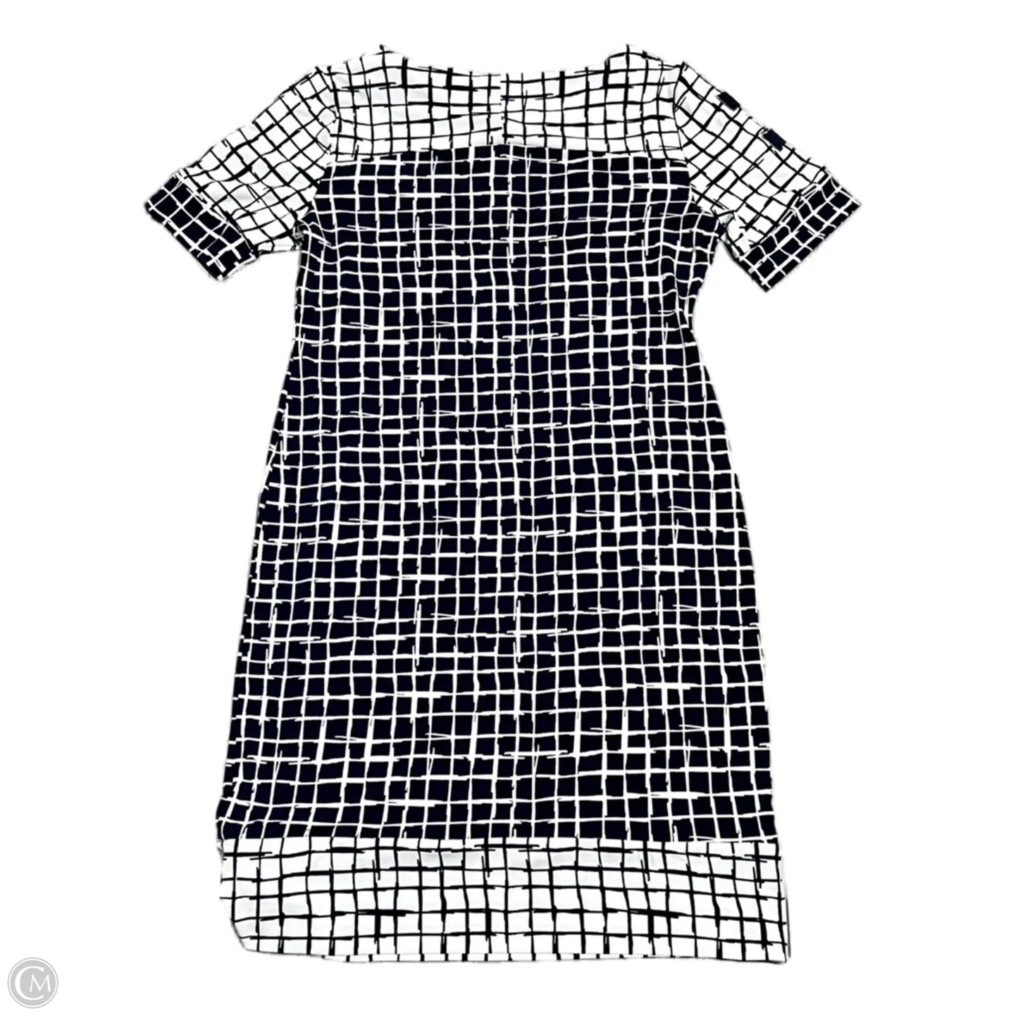 Dress Casual Midi By Jm Collections In Blue & White, Size: Mp