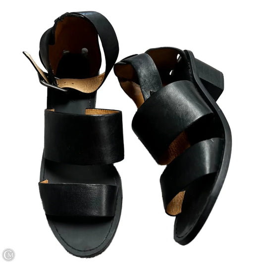 Sandals Heels Block By Madewell In Black, Size: 6.5