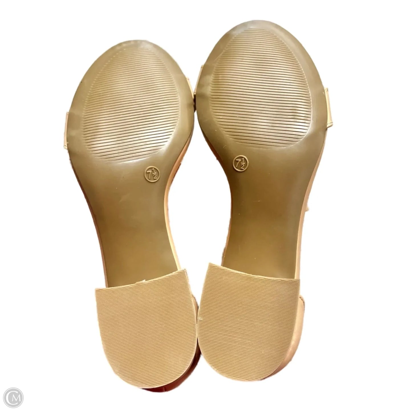 Sandals Heels Block By Lulus In Pink, Size: 7.5