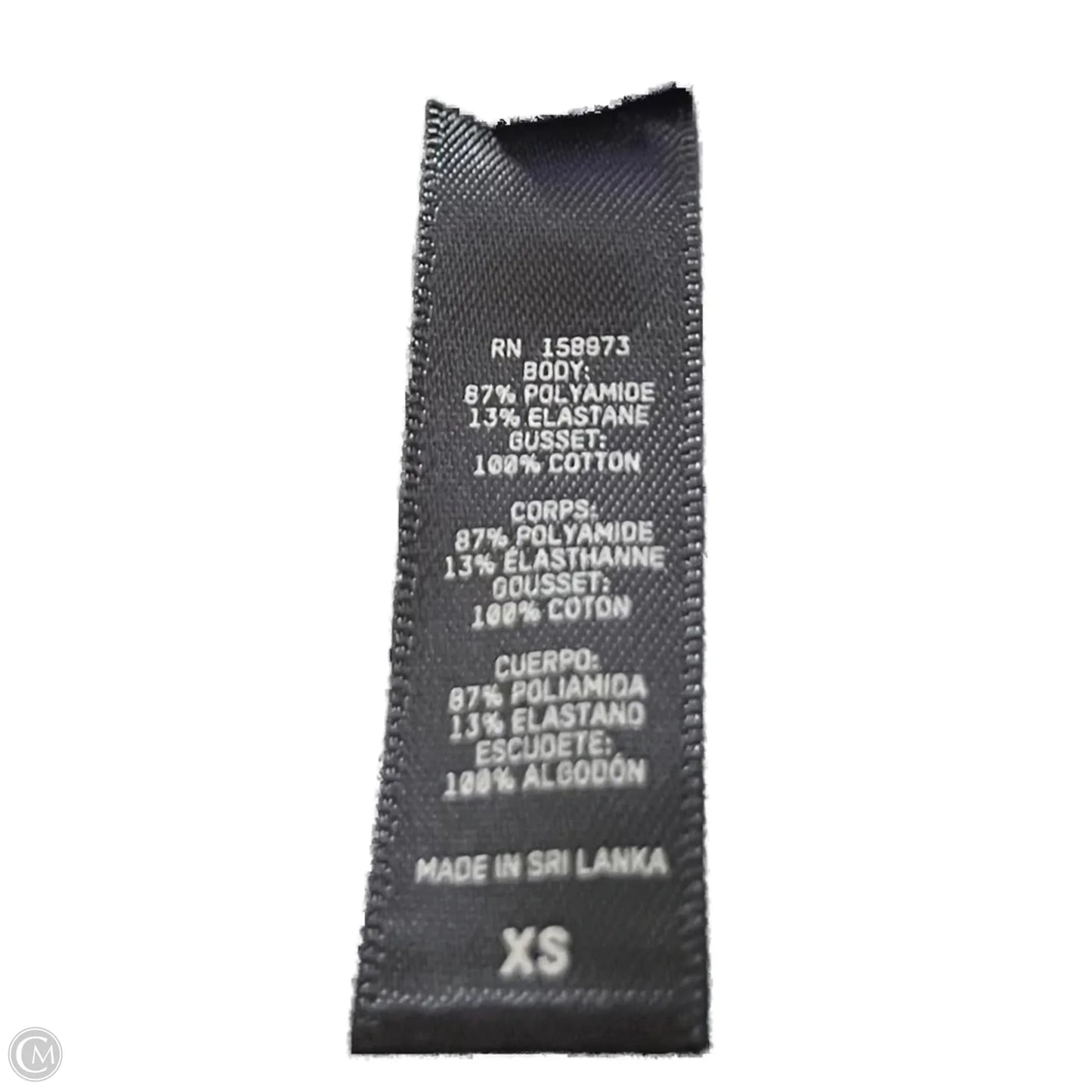 Pants Leggings By Skims In Black & Grey, Size: Xs