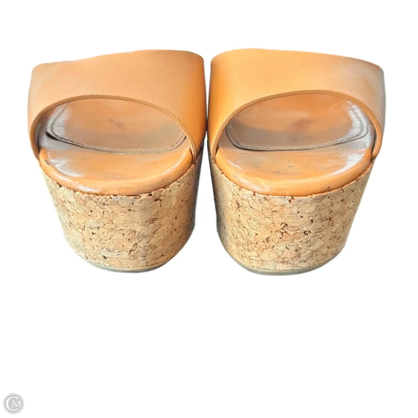 Sandals Designer By Sergio Rossi In Tan, Size: 9.5