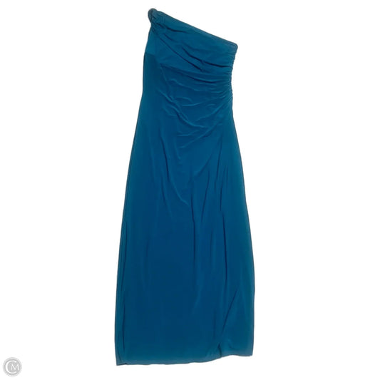 Dress Party Long By Lauren By Ralph Lauren In Blue, Size: Xl