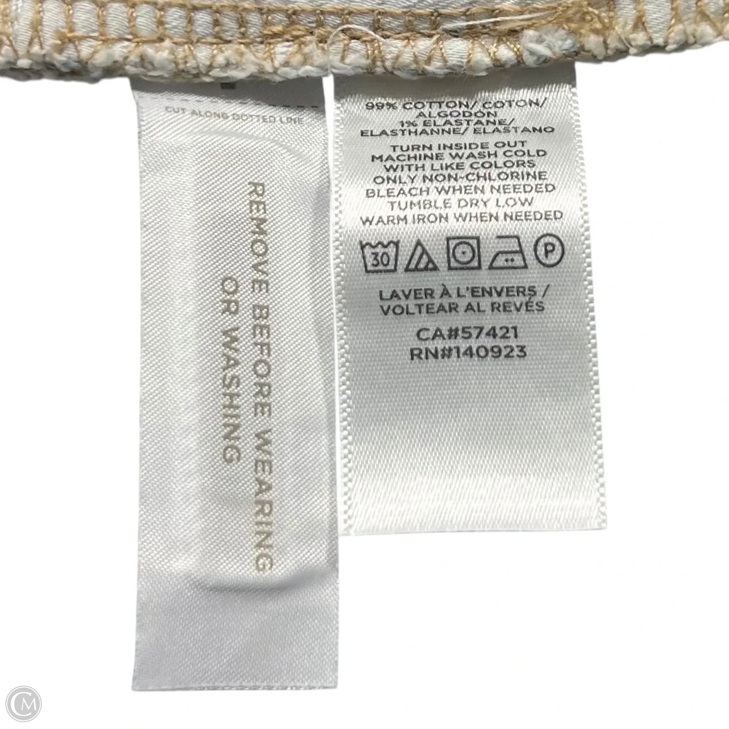 Jeans Cropped By Loft In Blue, Size: 4