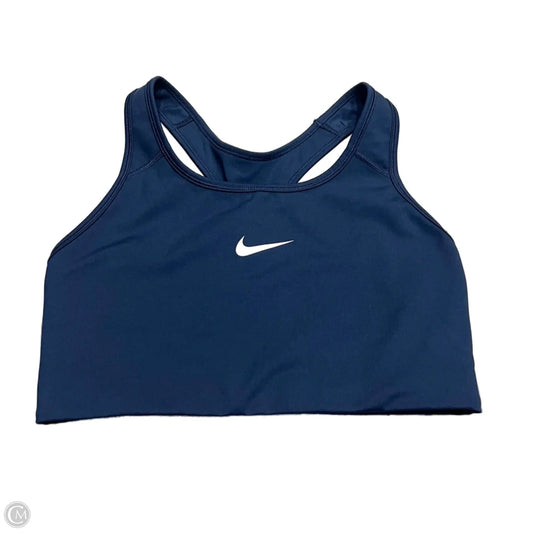 Bra By Nike Apparel In Navy, Size: L