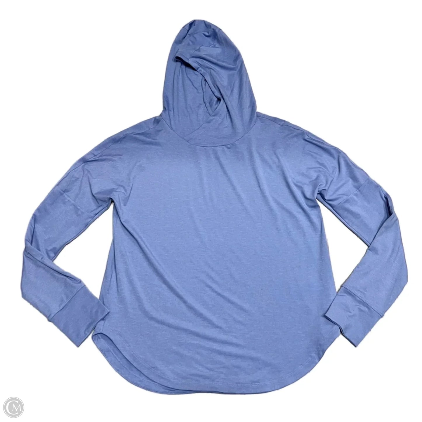Athletic Top Long Sleeve Hoodie By Rei In Blue, Size: L
