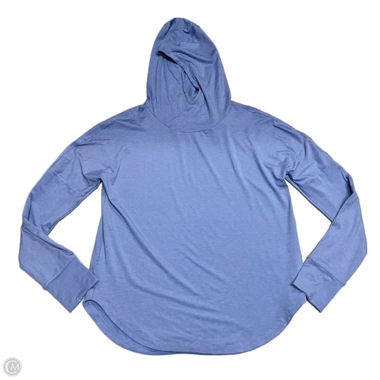 Athletic Top Long Sleeve Hoodie By Rei In Blue, Size: L