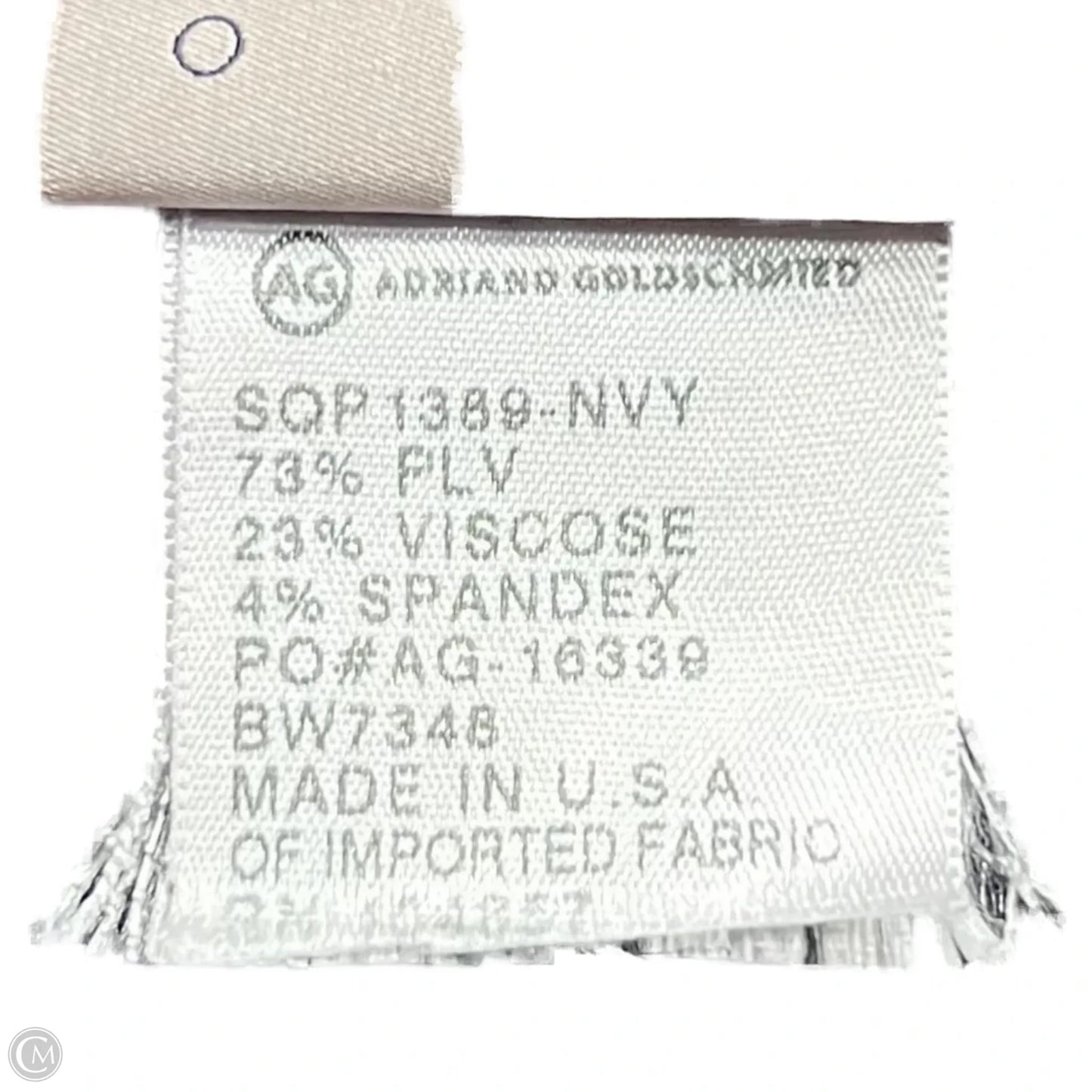 Jeans Skinny By Adriano Goldschmied In Navy, Size: 2