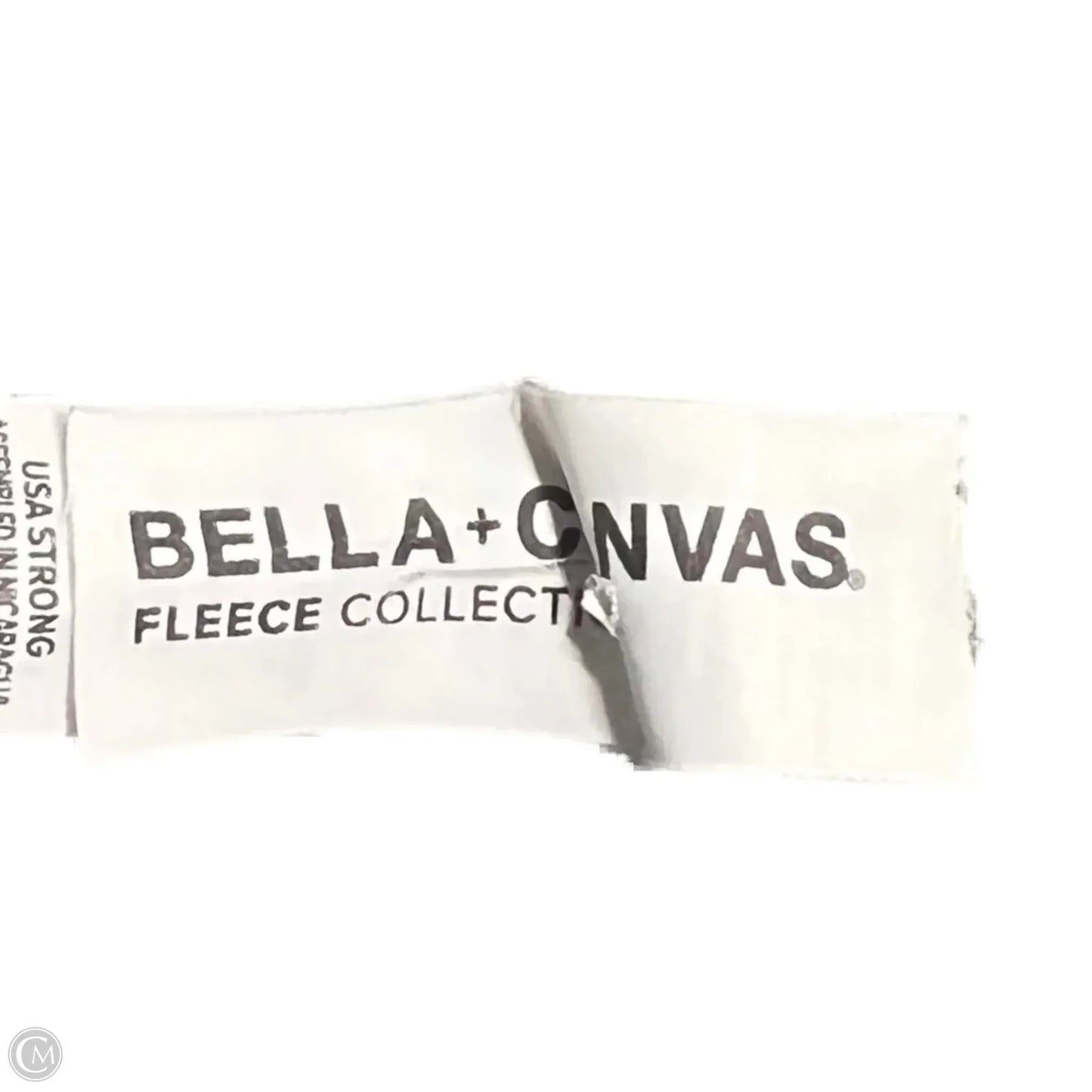Top Long Sleeve By Bella + Canvas In Grey, Size: M