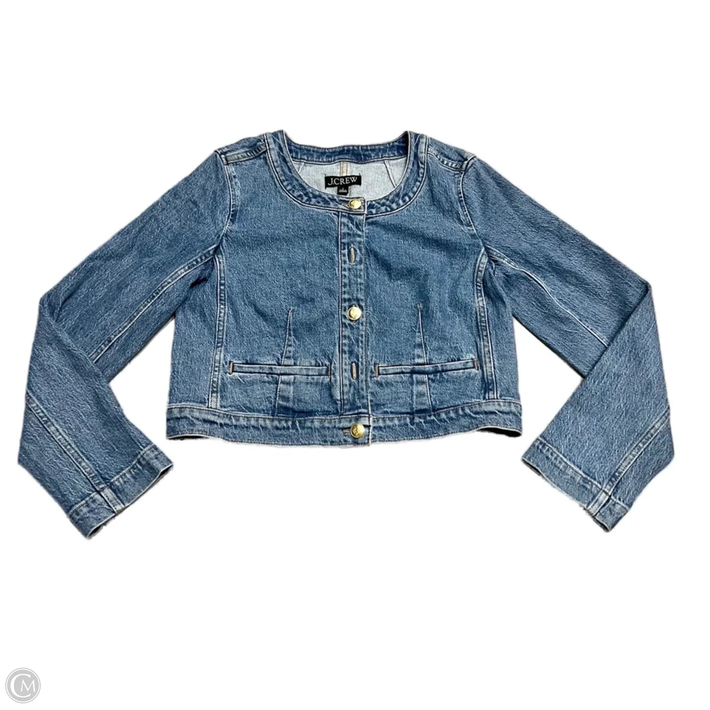 Jacket Denim By J. Crew In Blue, Size: Xs