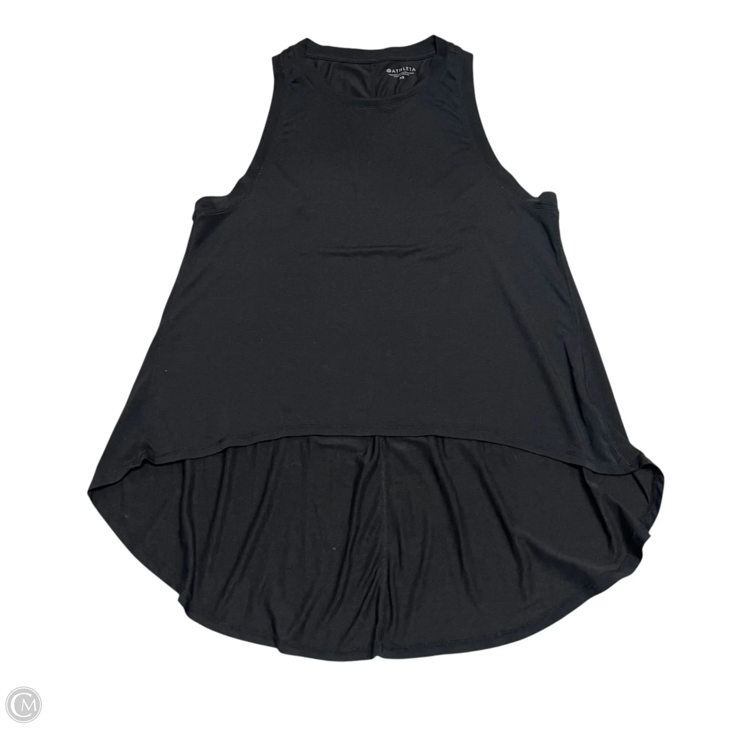 Athletic Top Short Sleeve By Athleta In Black, Size: Xs
