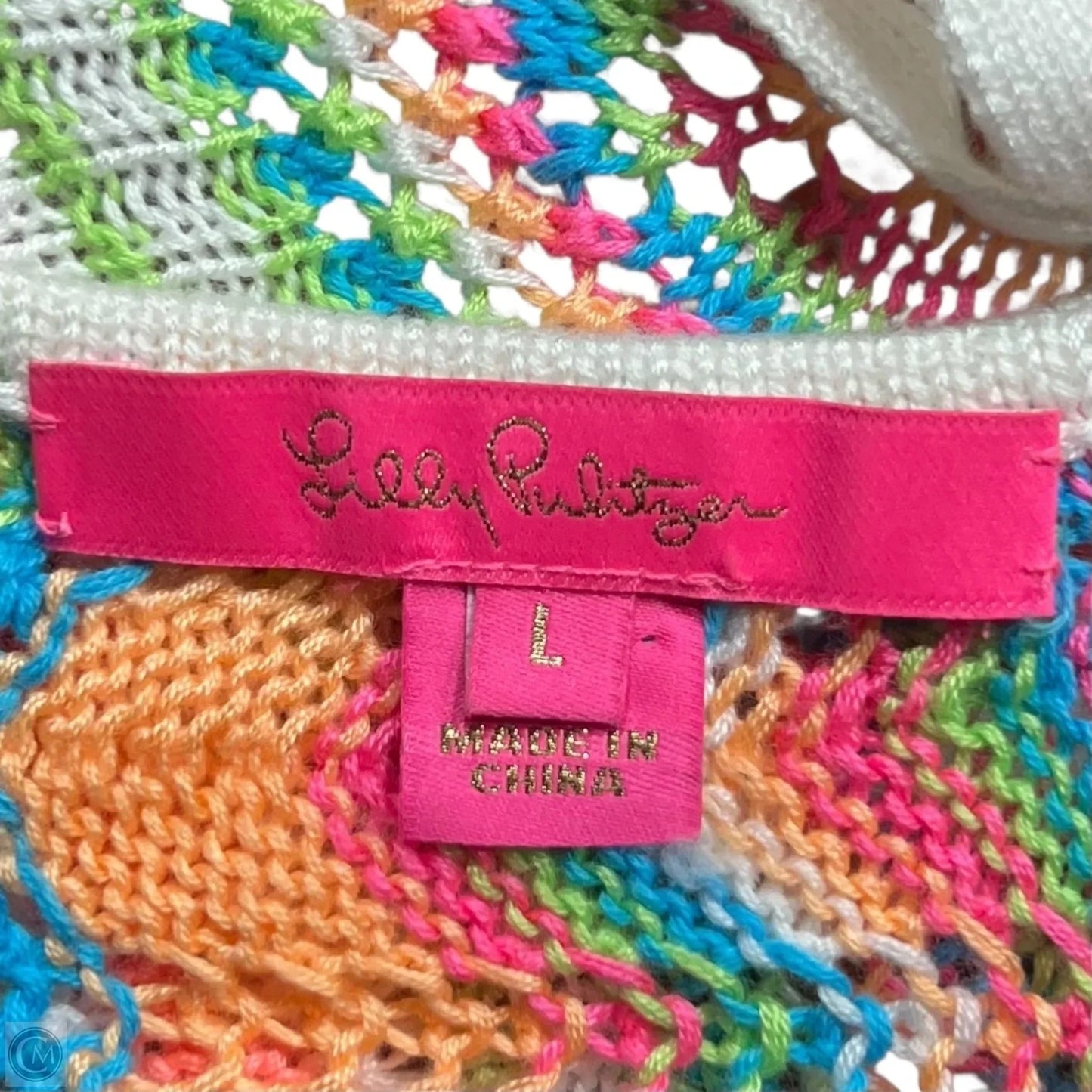 Top Sleeveless Designer By Lilly Pulitzer In Multi-colored, Size: L