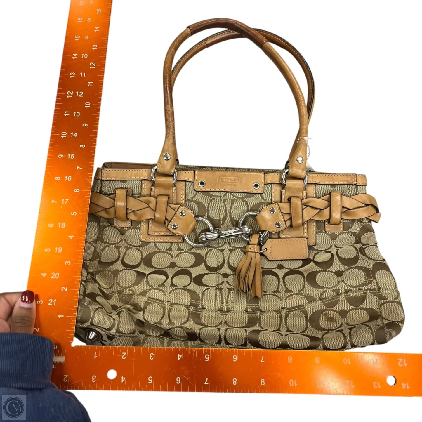 Handbag Designer By Coach, Size: Medium