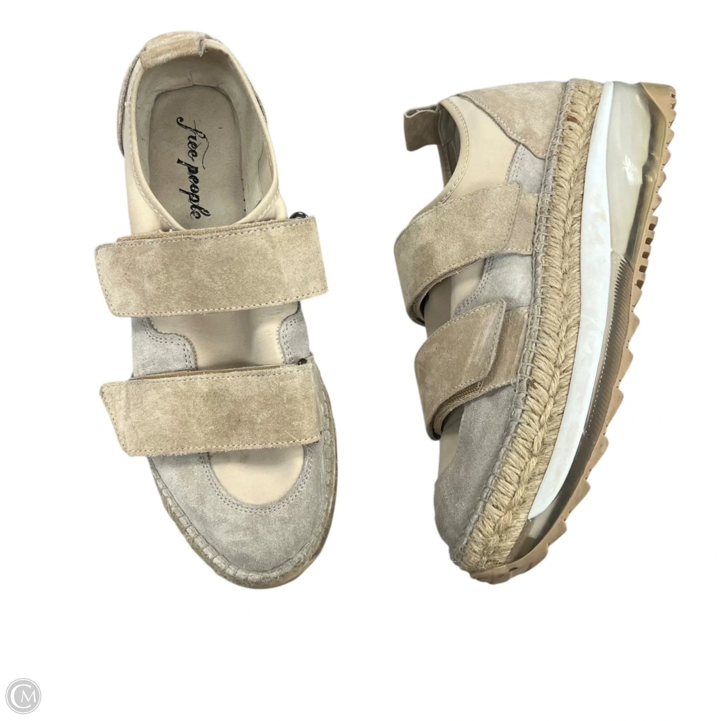 Shoes Sneakers By Free People In Beige, Size: 8.5