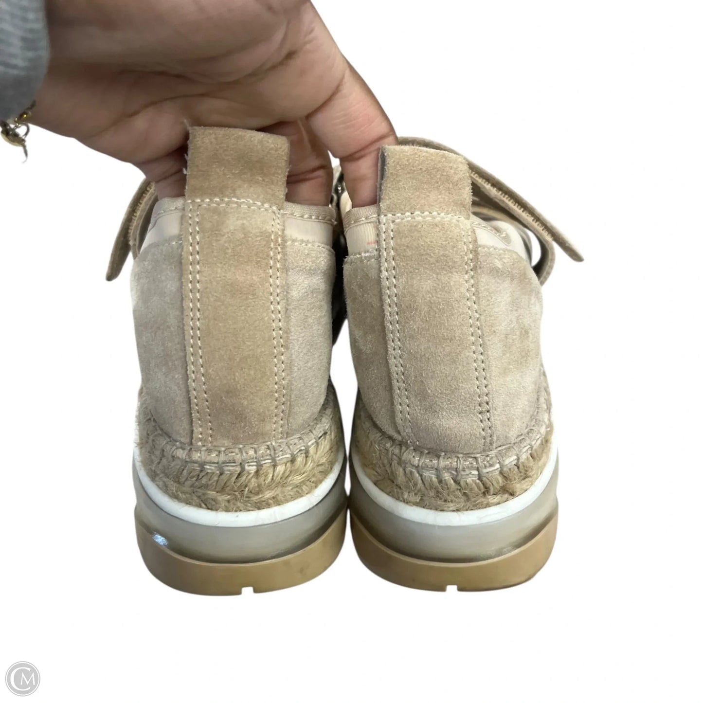 Shoes Sneakers By Free People In Beige, Size: 8.5