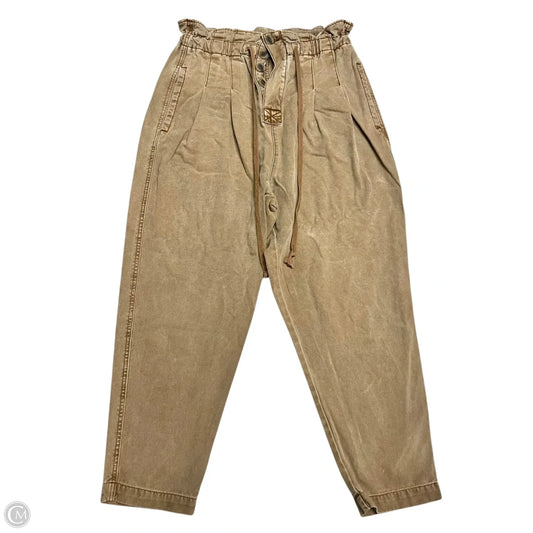 Jeans Straight By Free People In Brown, Size: S