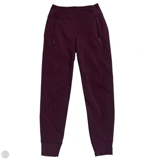 Athletic Pants By Athleta In Maroon, Size: Xxs