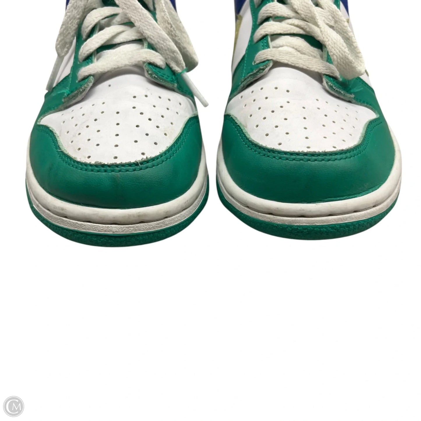 Shoes Sneakers By Nike In Blue & Green, Size: 8.5