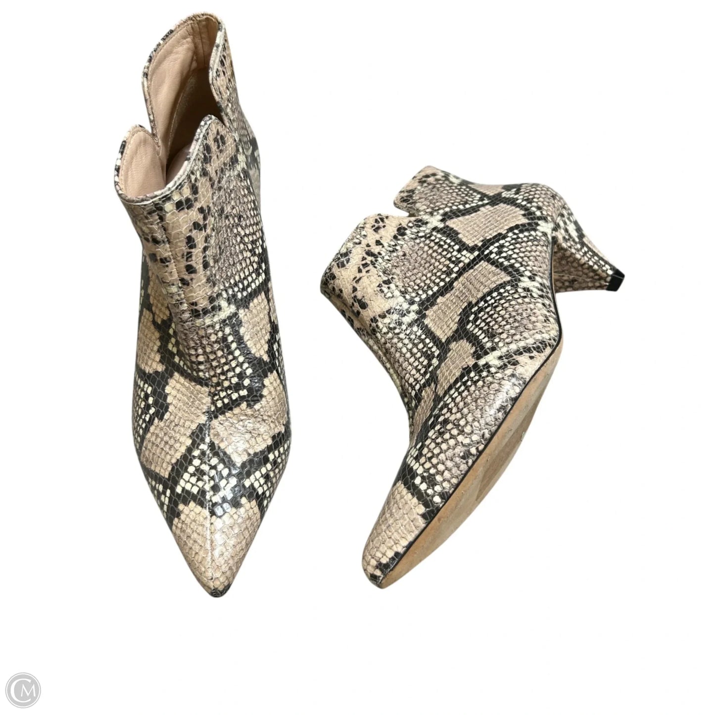 Boots Designer By Kate Spade In Snakeskin Print, Size: 8